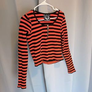 Killstar Cropped Long-sleeve Shirt